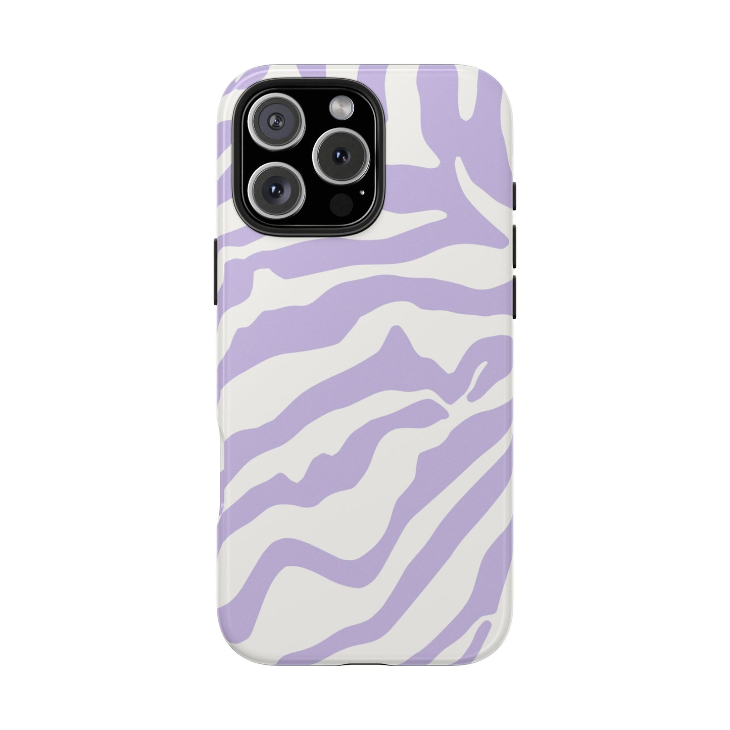 Funda para iPhone con estampado animal morado
