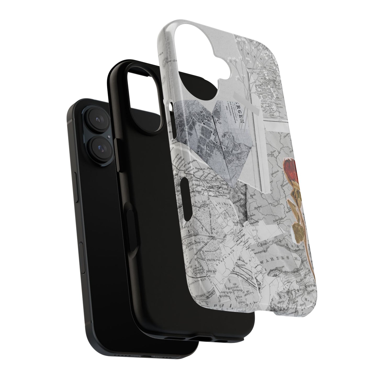 Paper Rose iPhone Case