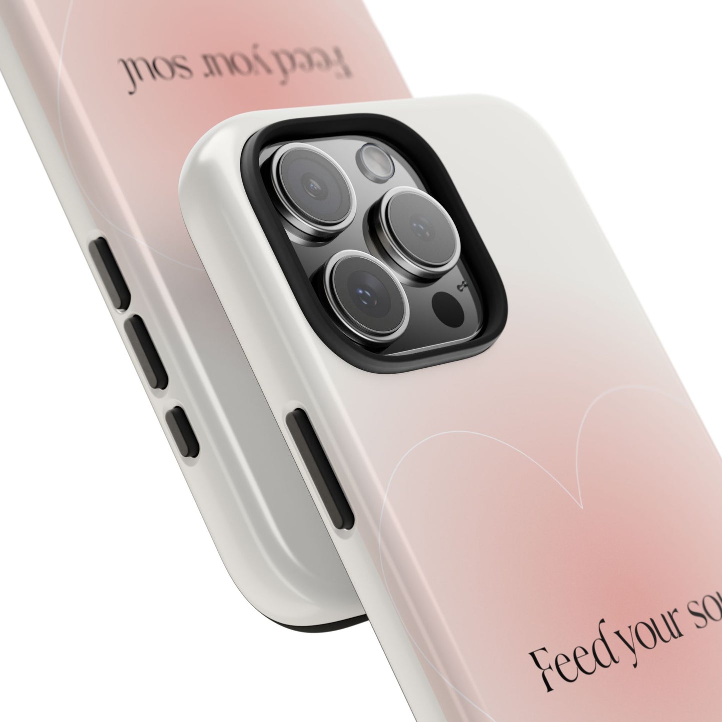 Feed Your Soul Pink iPhone Case