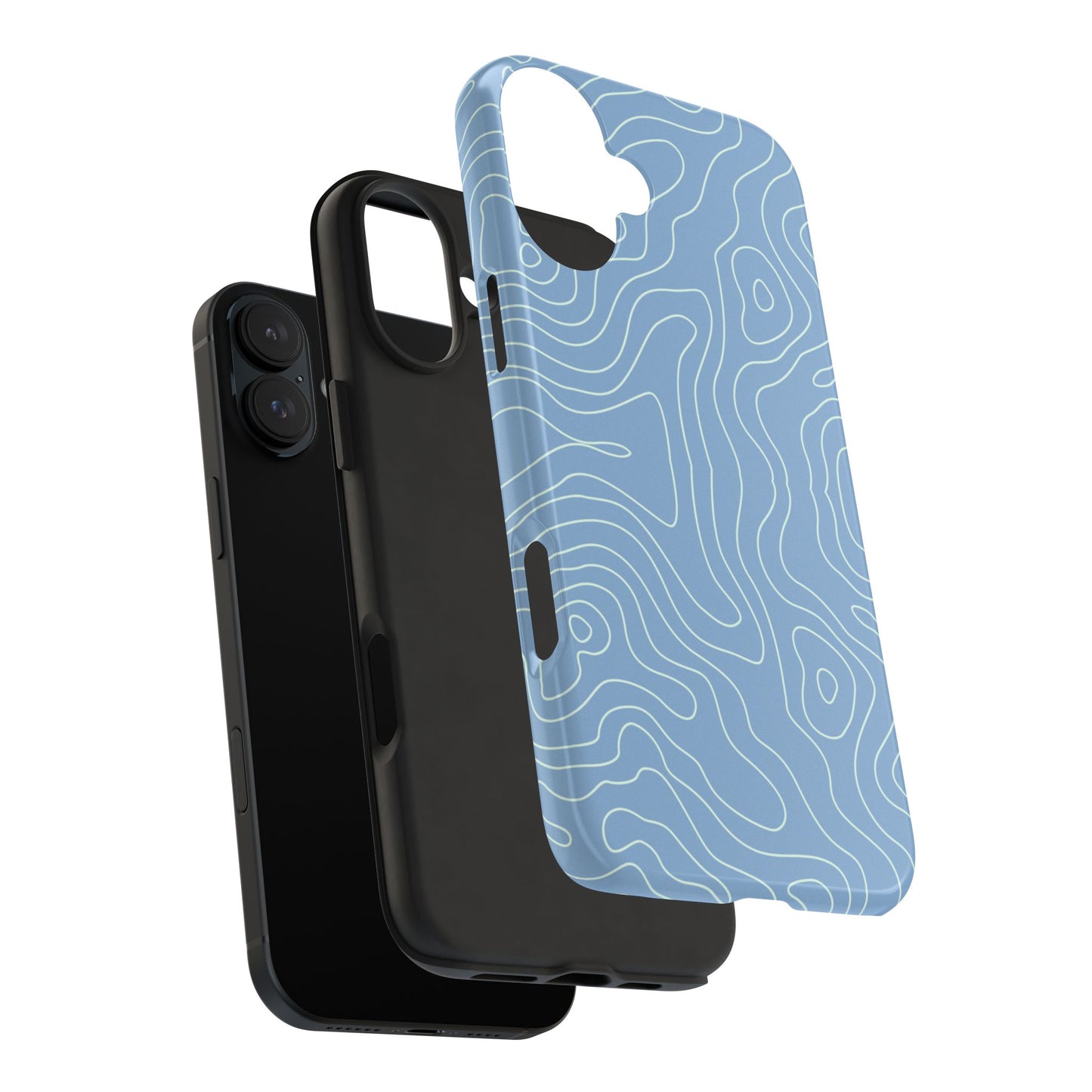 Blue Abstract iPhone Case