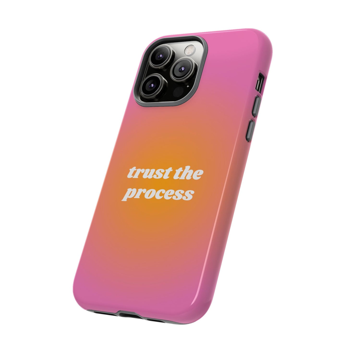 Trust the Process Sunset iPhone Case
