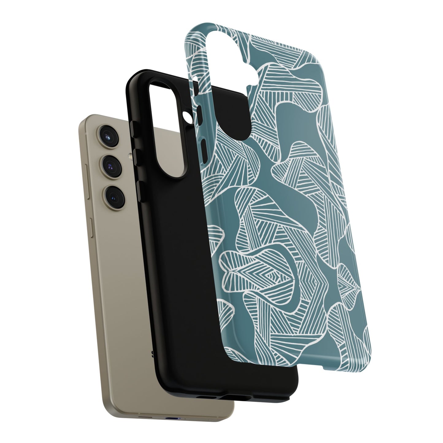 Abstract Leaves Green Samsung Case