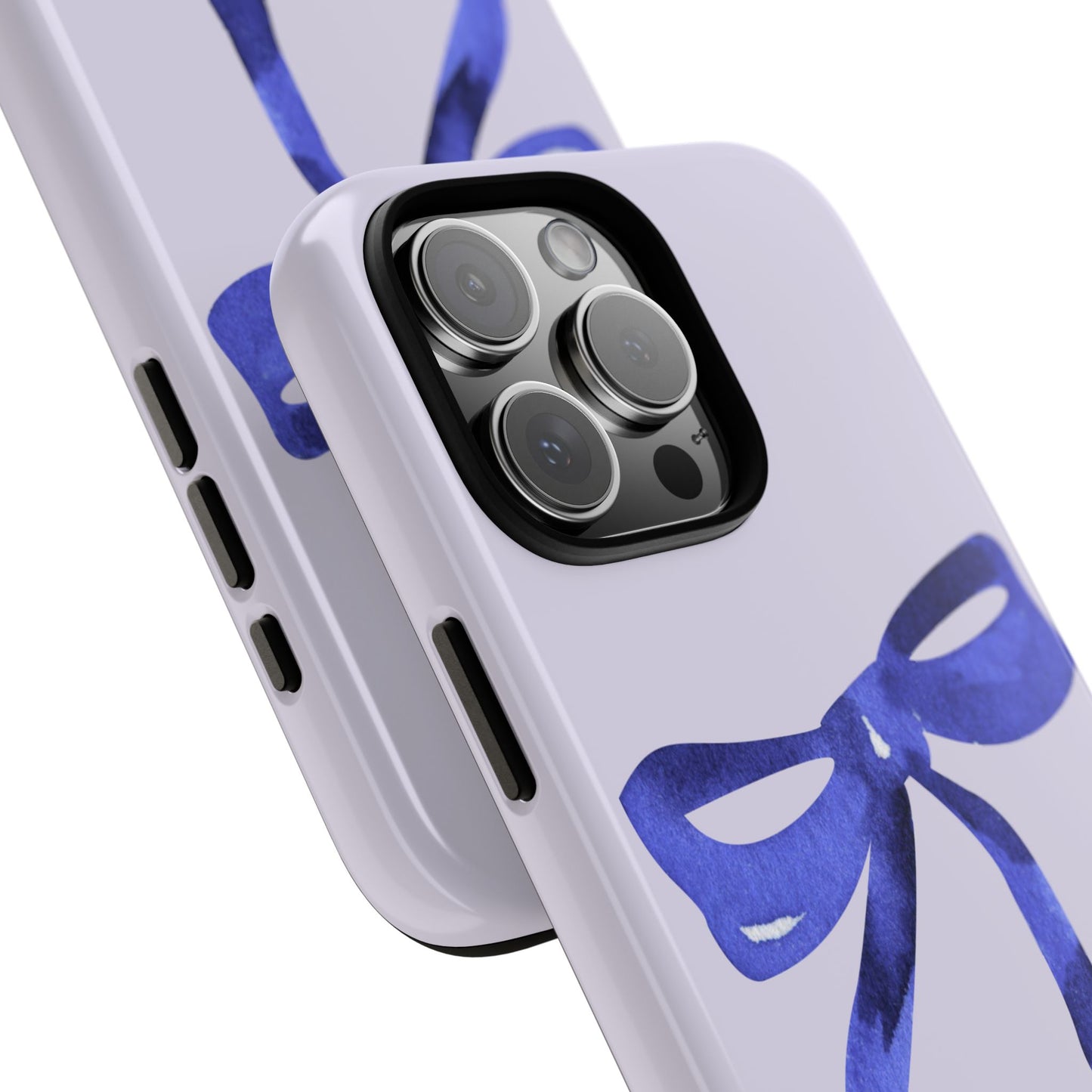 Blue Bow "G" iPhone Case