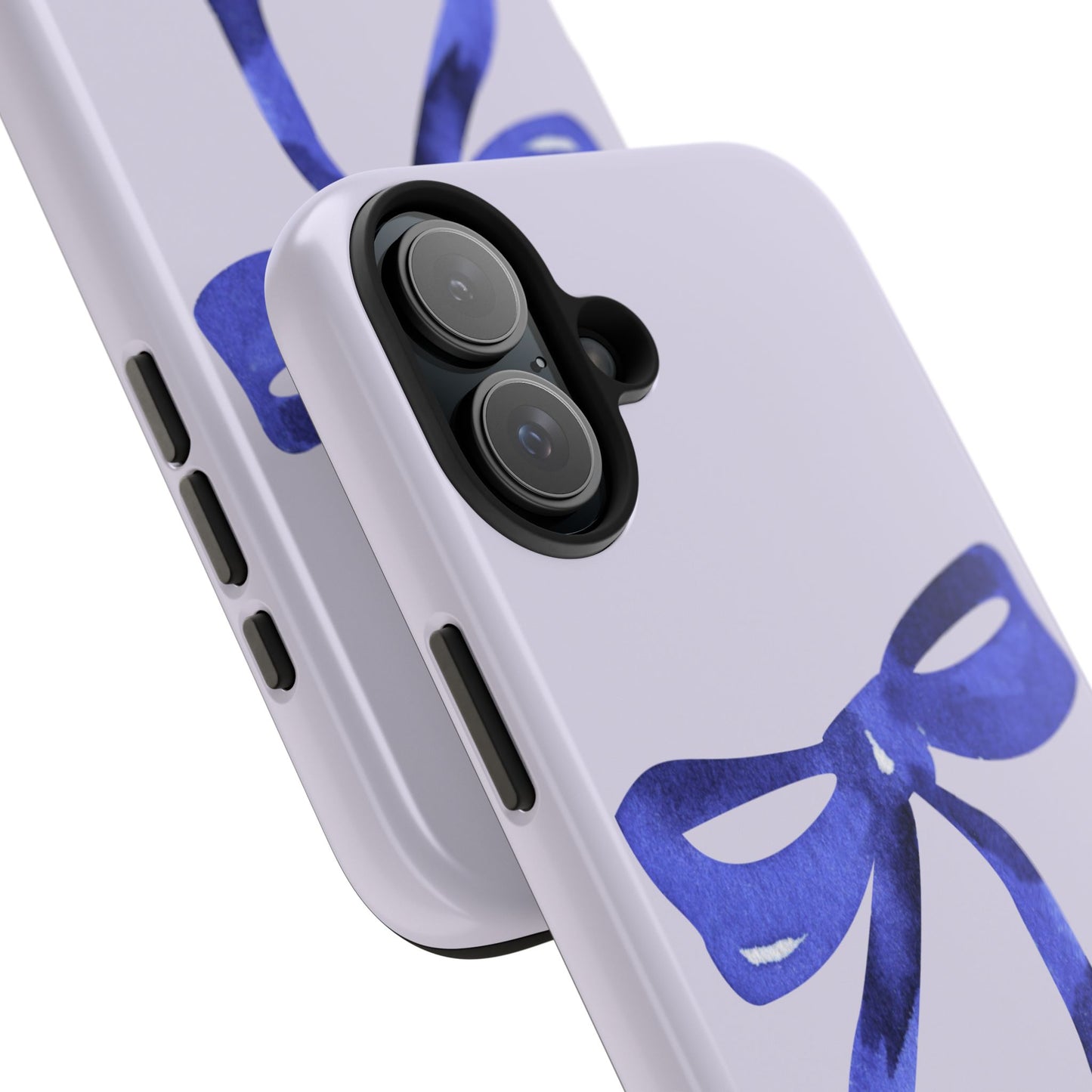 Blue Bow "G" iPhone Case