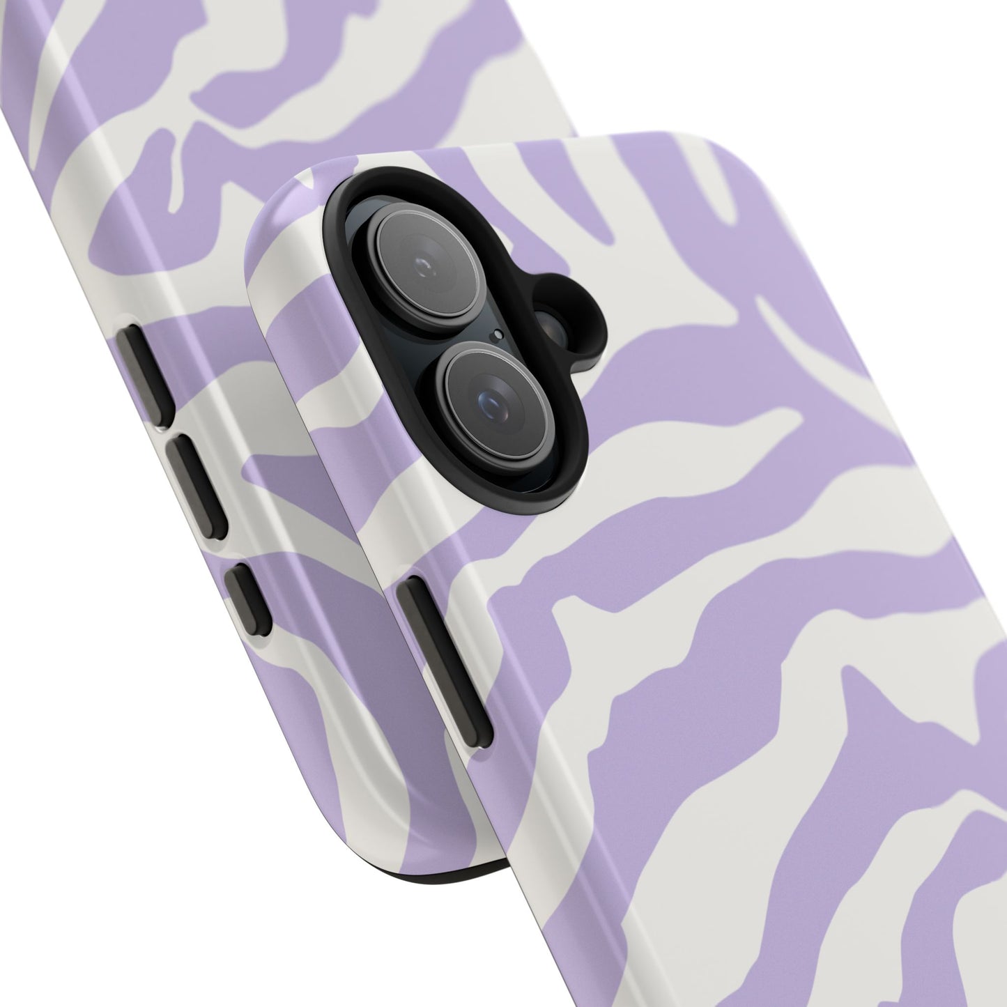 Funda para iPhone con estampado animal morado