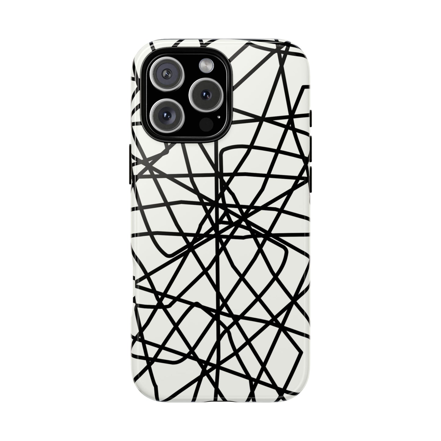 Black Chaos iPhone Case
