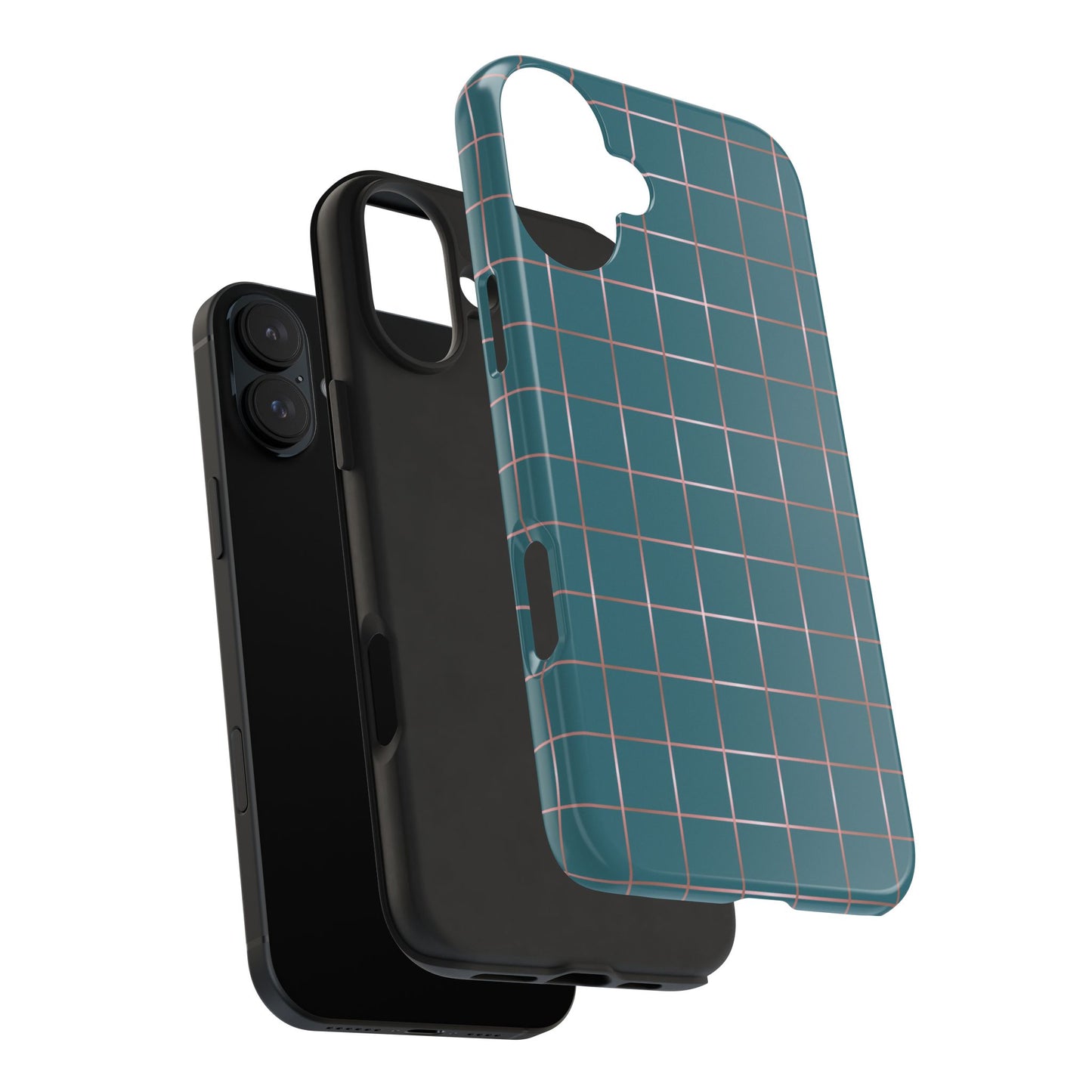 Coque iPhone vert foncé