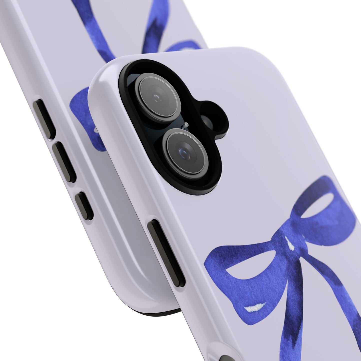 Blue Bow "G" iPhone Case