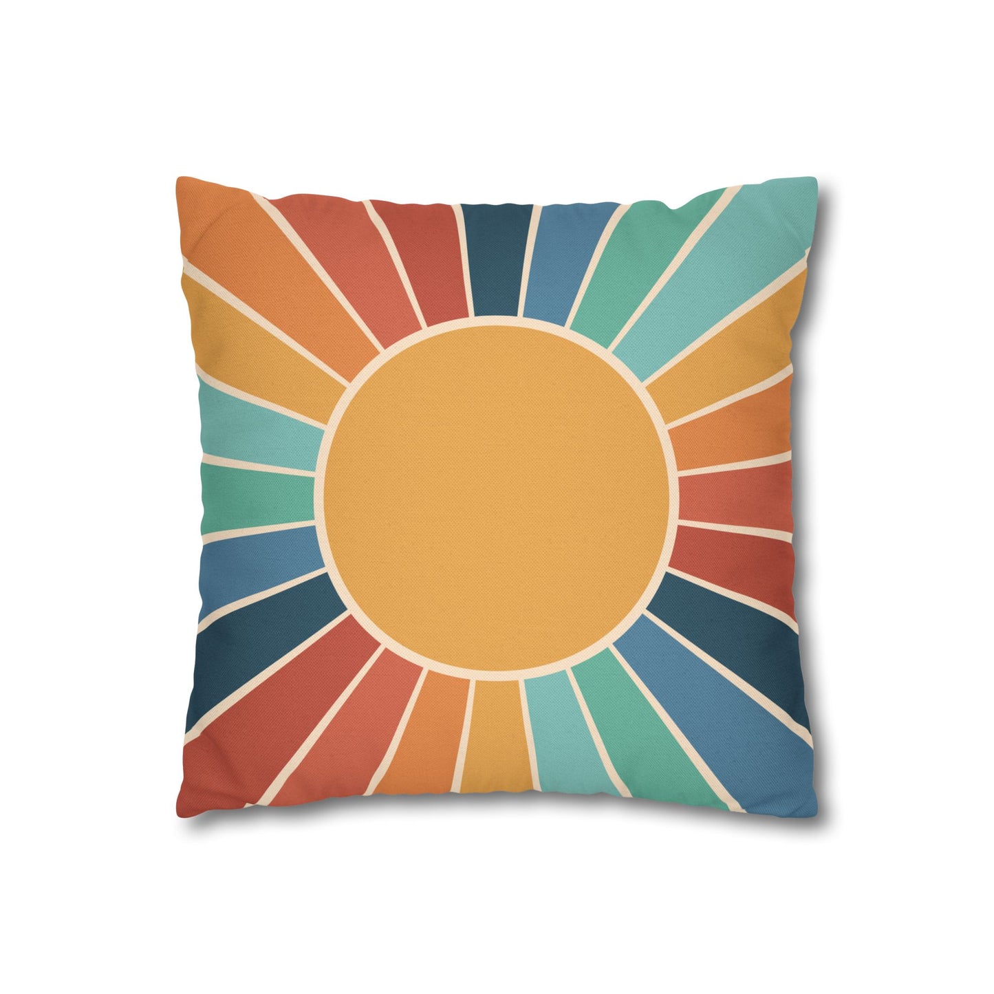Colorful Sun Pillow