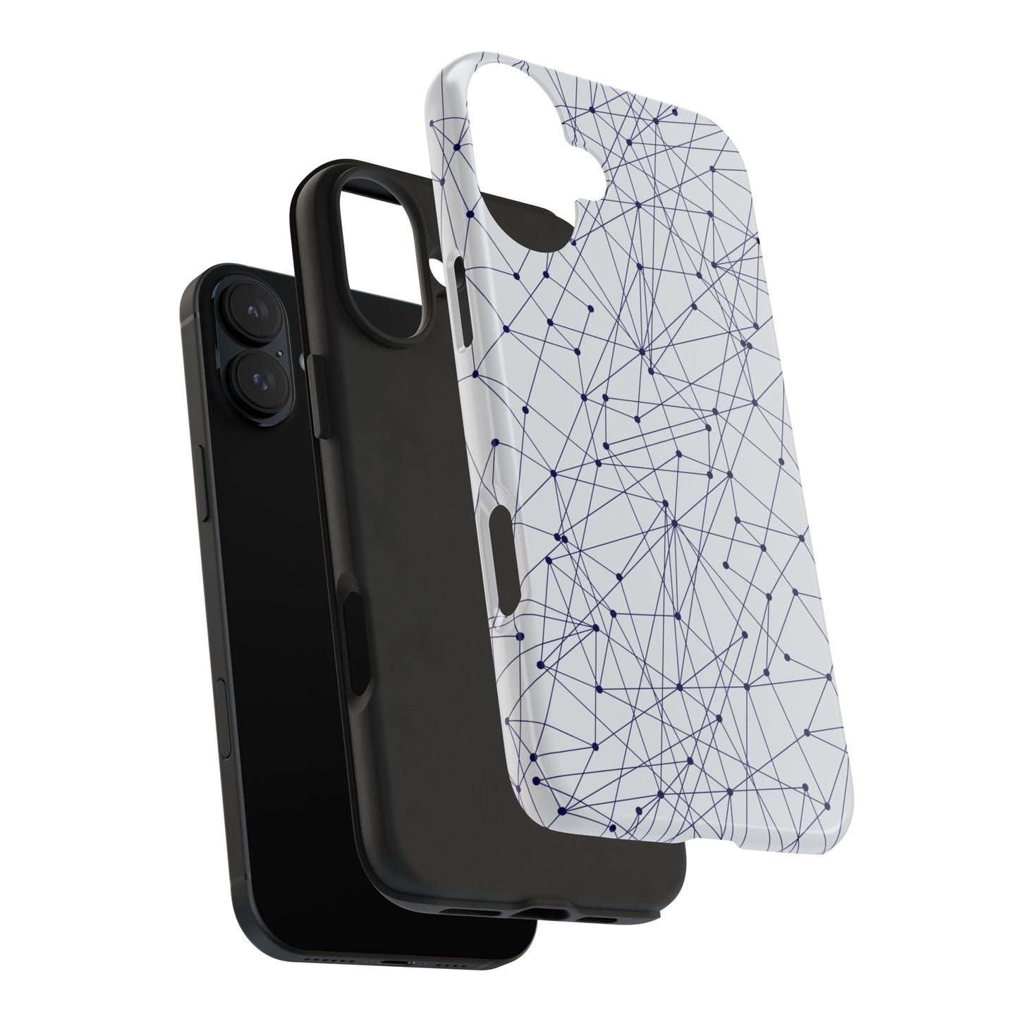 Funda abstracta para iPhone con diseño de galaxia
