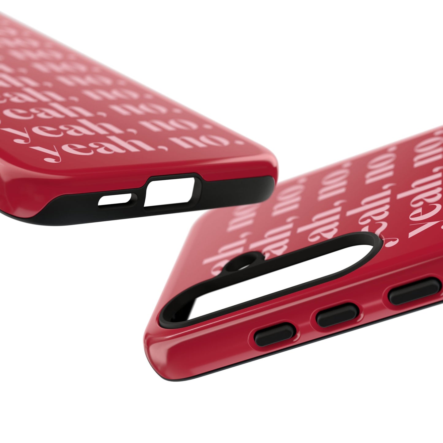 Yeah, no. Red Samsung Case