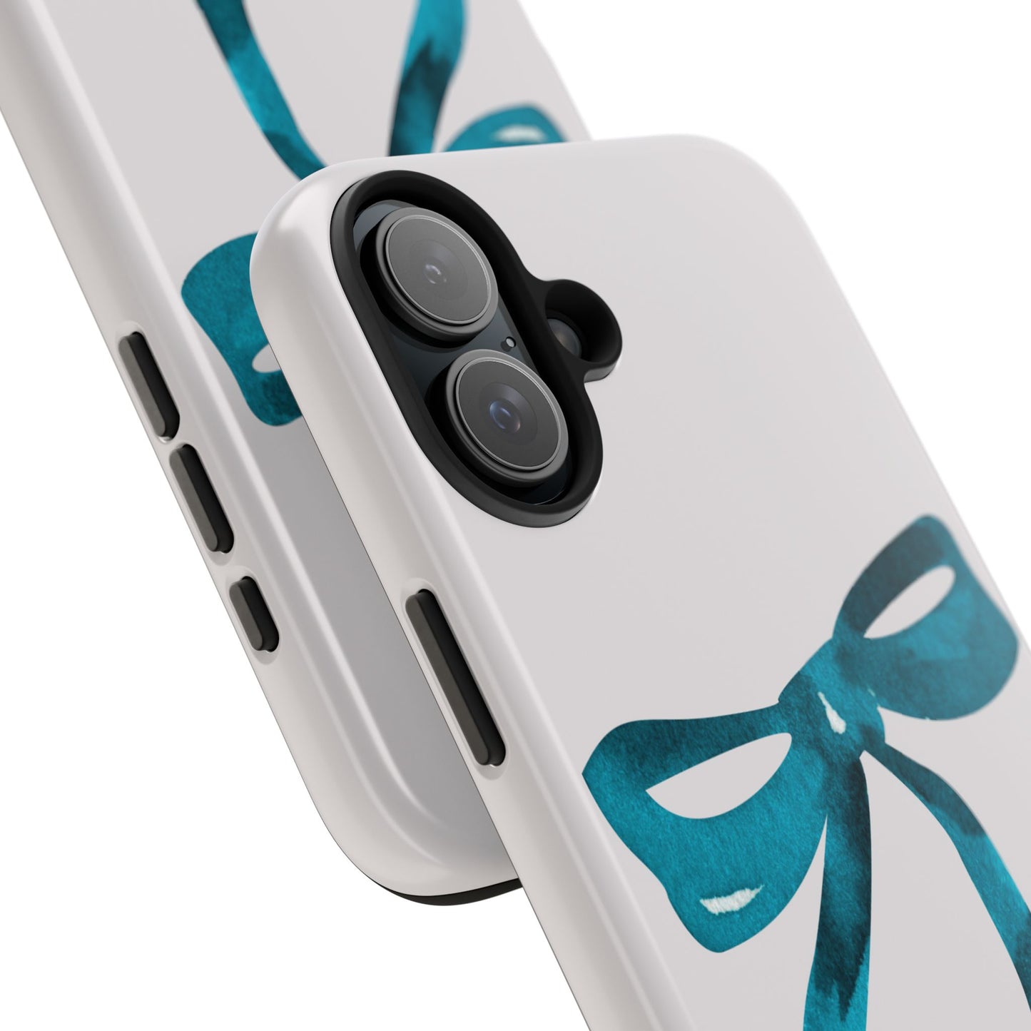 Blue Bow "R" iPhone Case