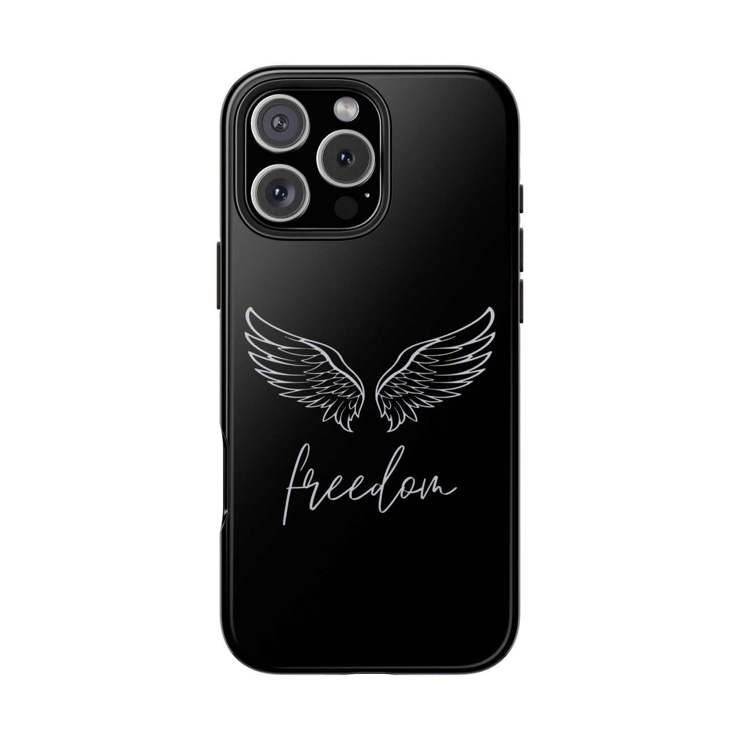 Coque iPhone Ailes d'Ange Noires