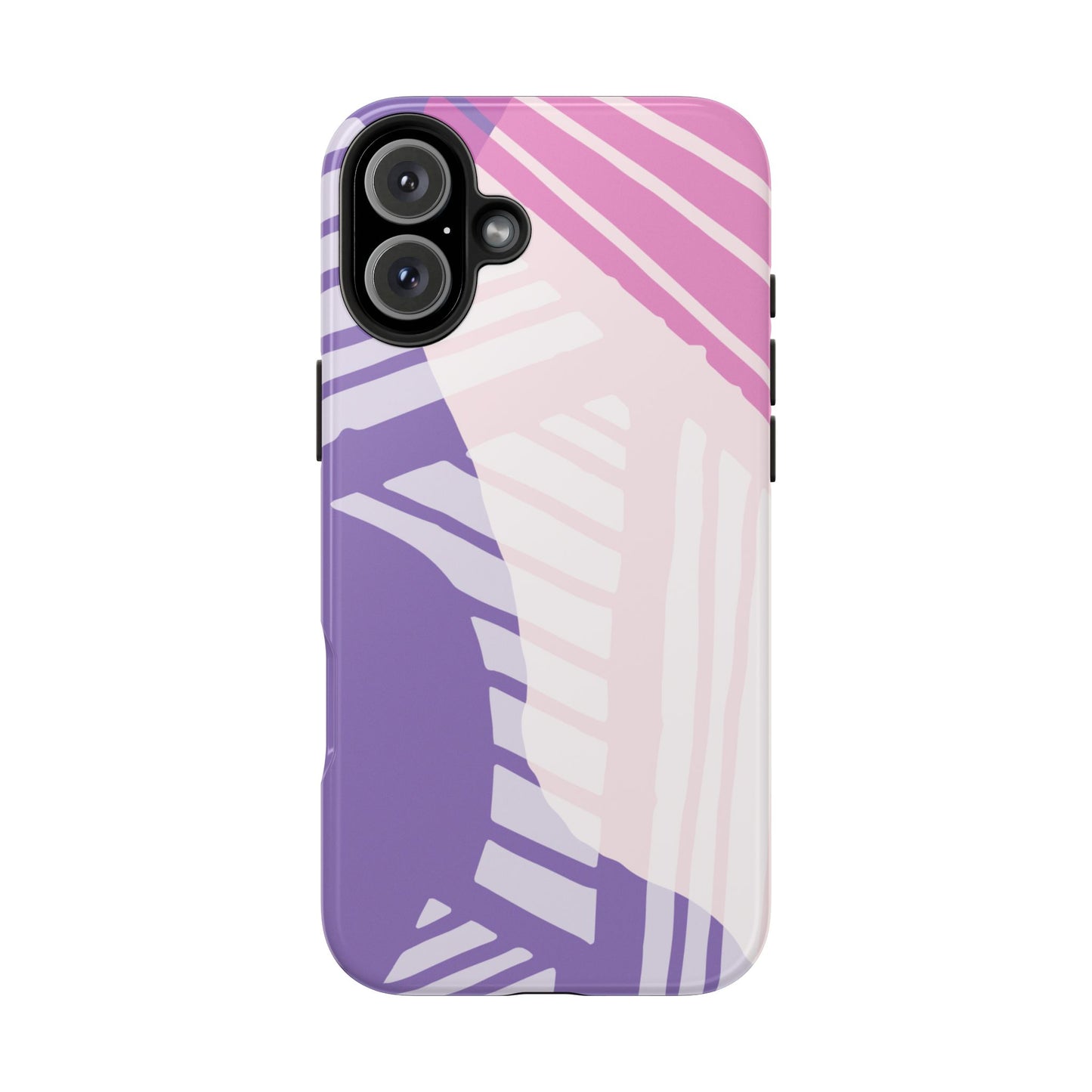 Coque iPhone violette et rose