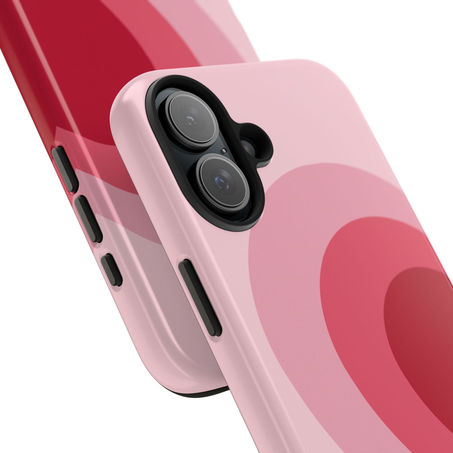 Half Heart Pink iPhone Case