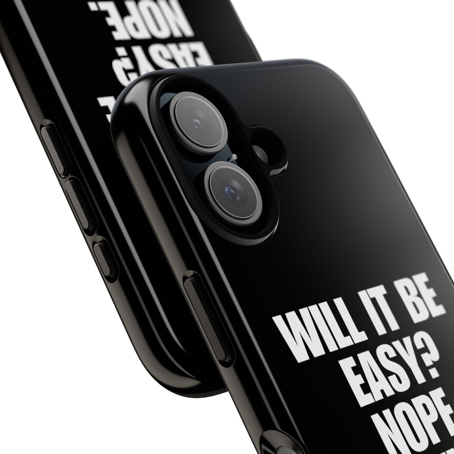 Absolutely worth it. Black iPhone Case
