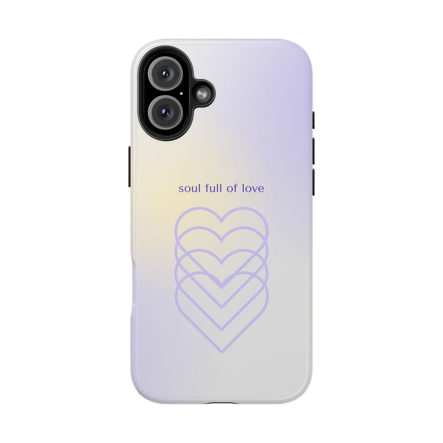 Funda para iPhone con alma llena de amor