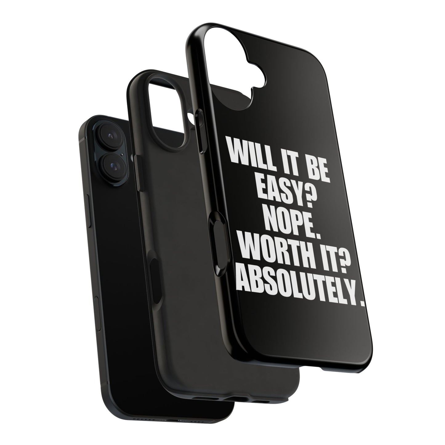 Inspiration. Black iPhone Case