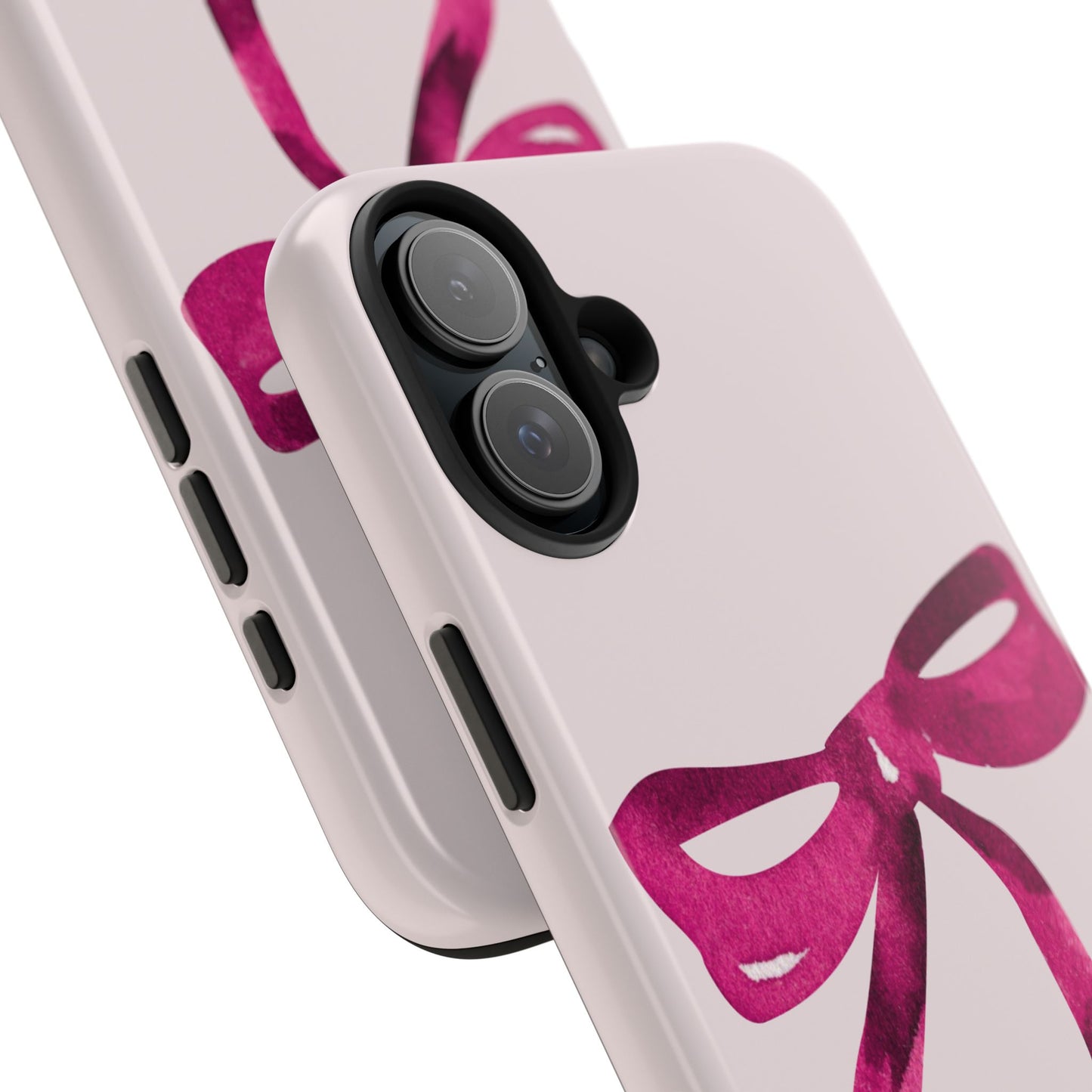 Pink Bow "S" iPhone Case