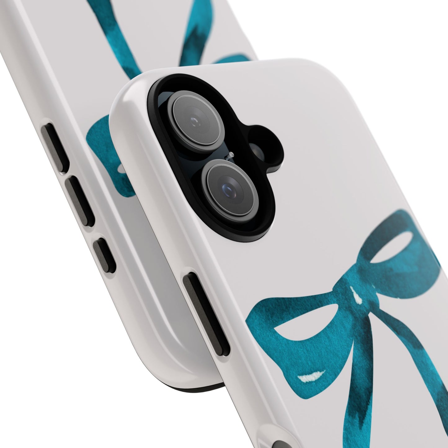 Blue Bow "R" iPhone Case