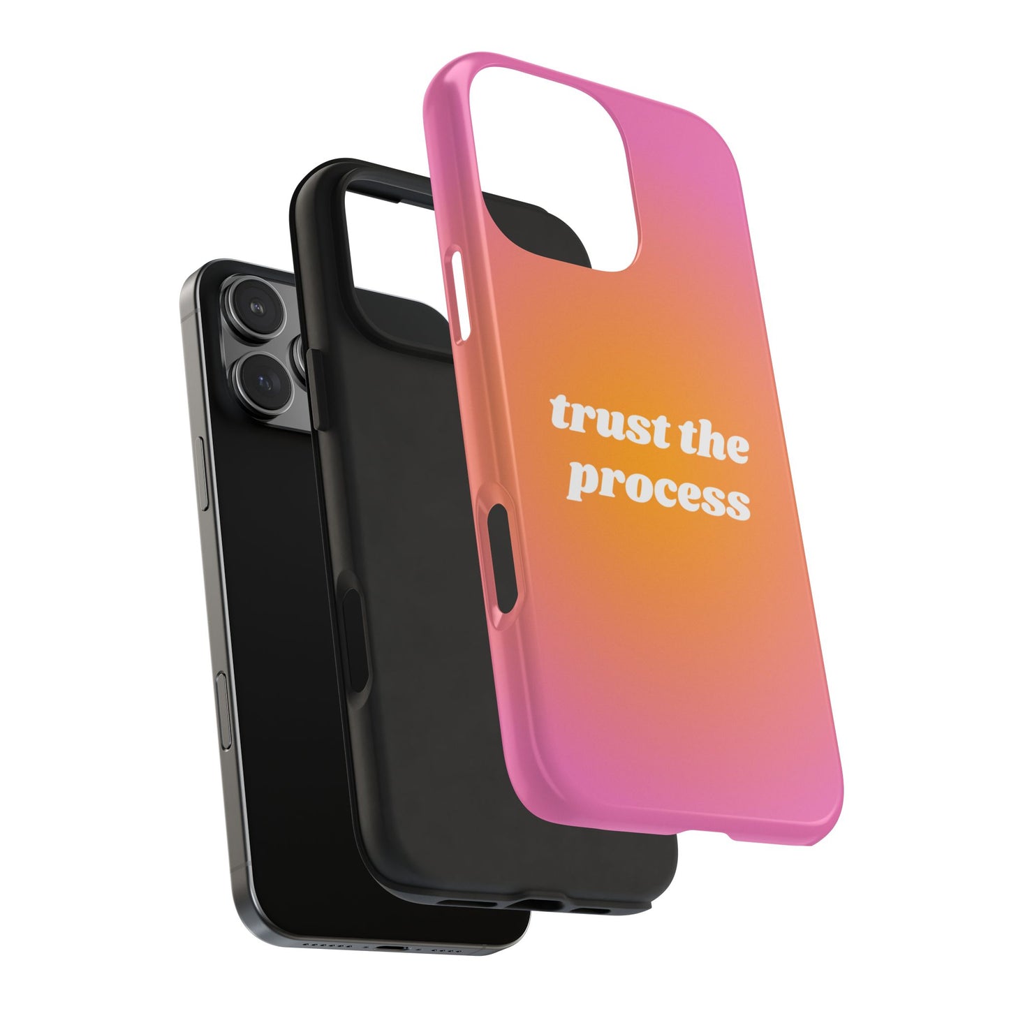 Trust the process Sunset iPhone Case