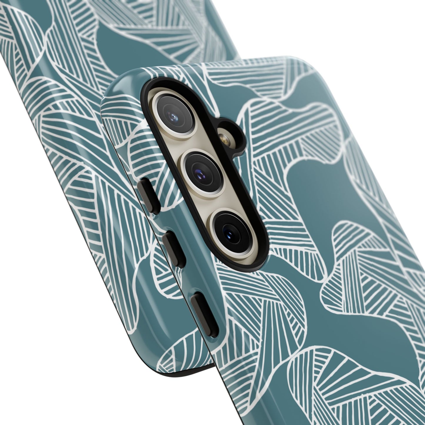 Abstract Leaves Green Samsung Case