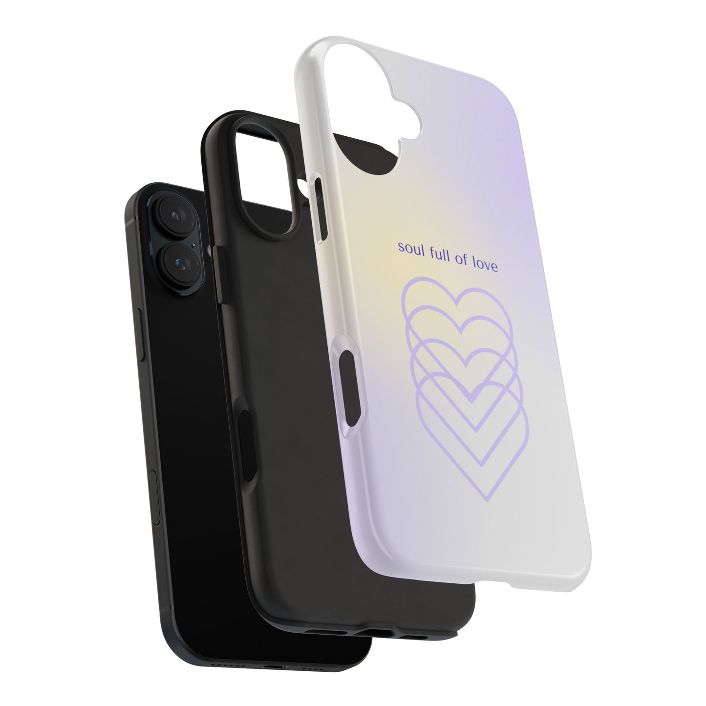 Funda para iPhone con alma llena de amor