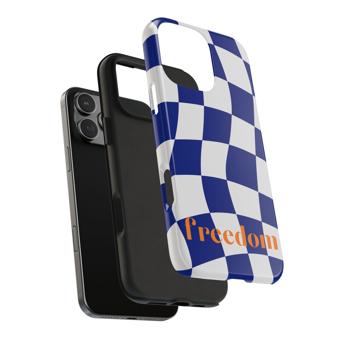 Coque iPhone Freedom Blue