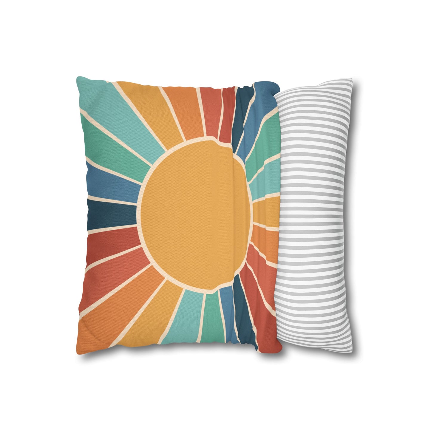 Colorful Sun Pillow