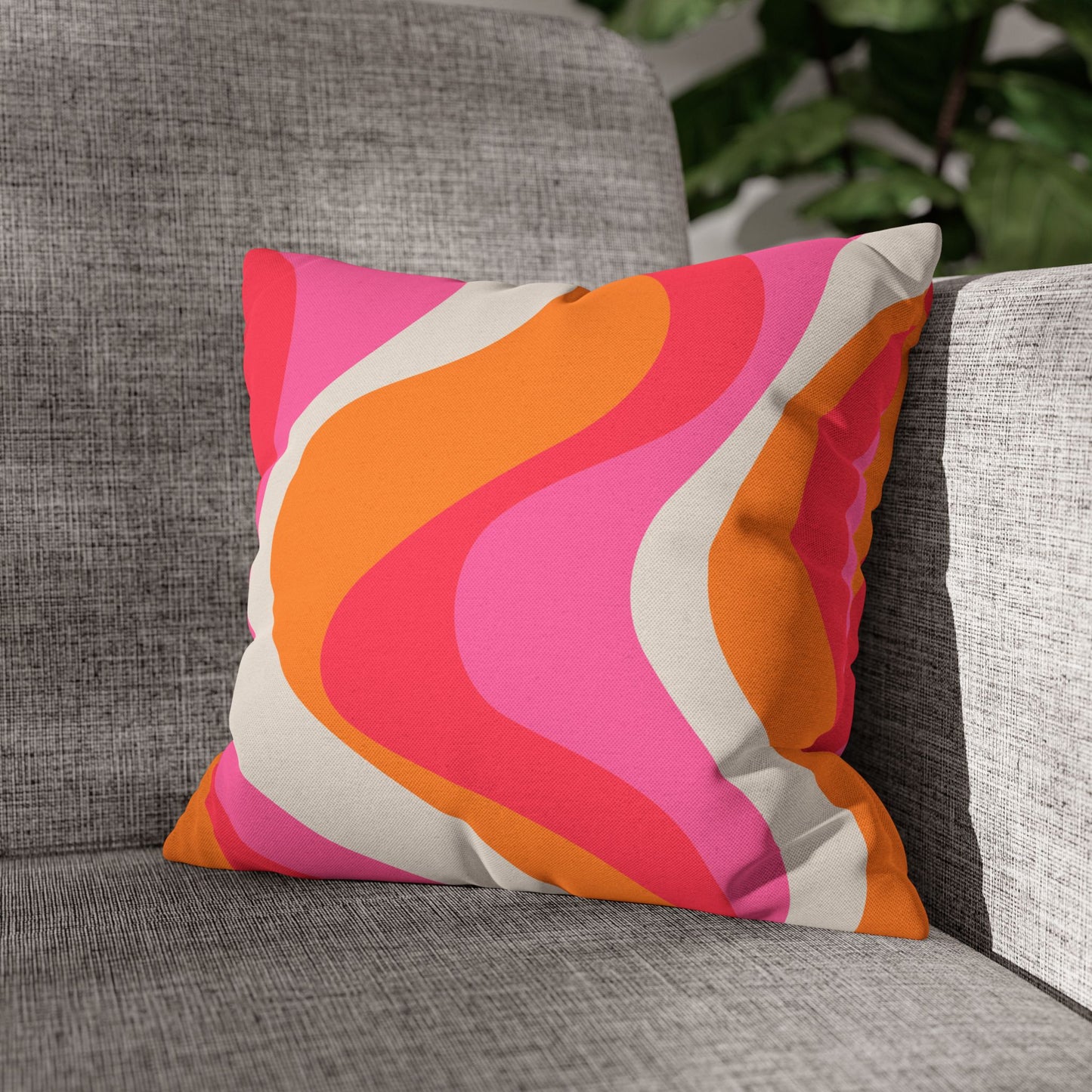 Playful Pink Decorative Pillow