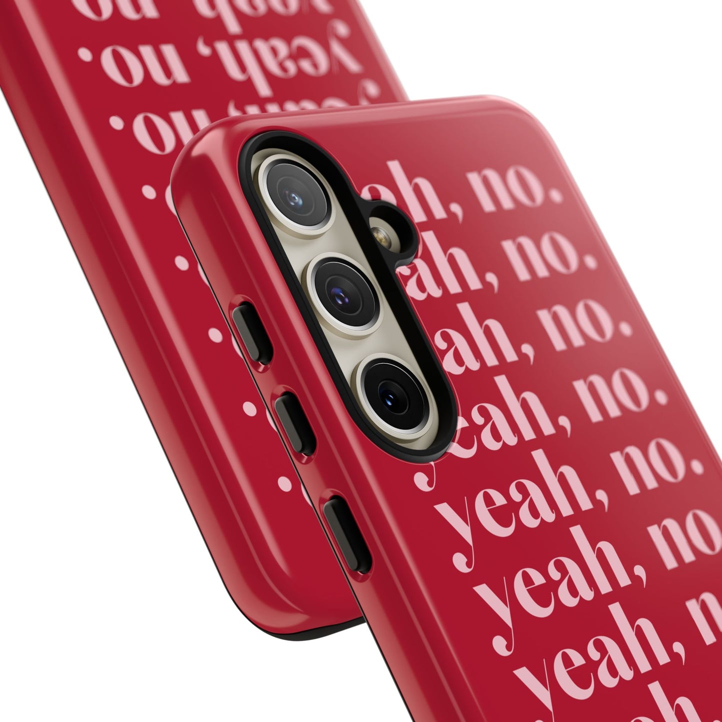 Yeah, no. Red Samsung Case