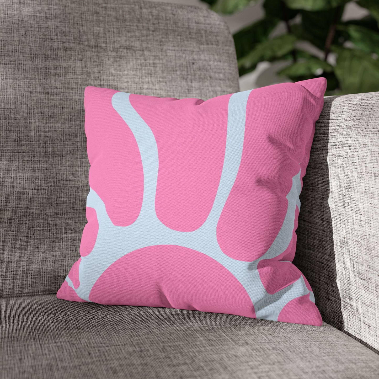 Pink Sun Decorative Pillow
