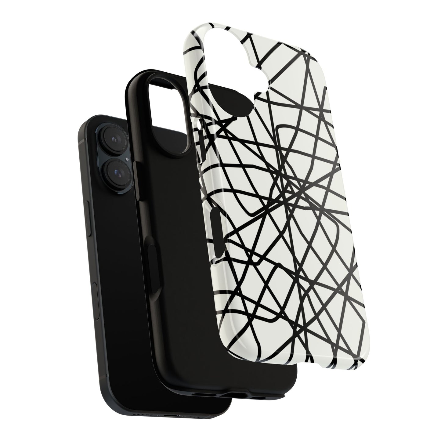 Black Chaos iPhone Case