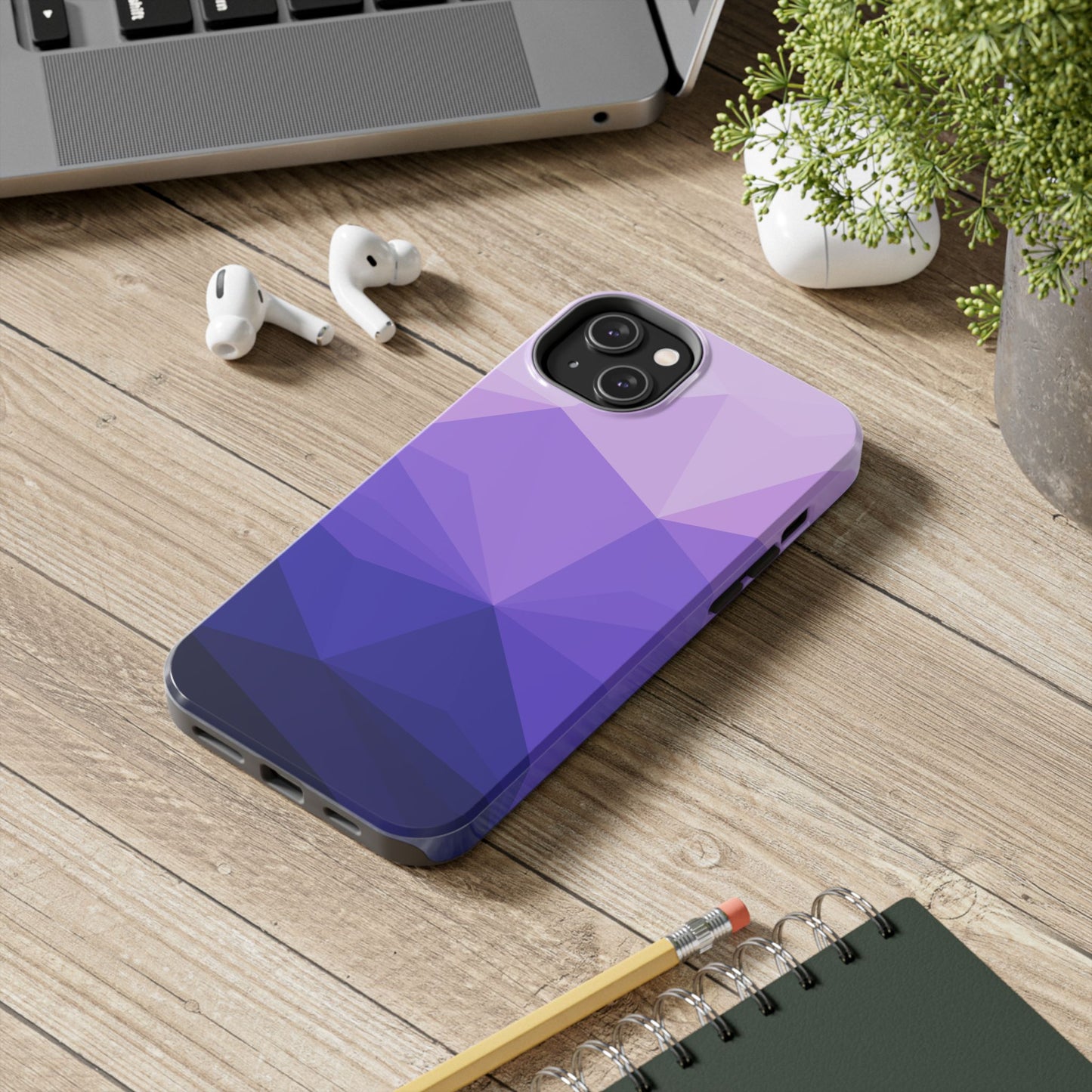 Purple World iPhone Case