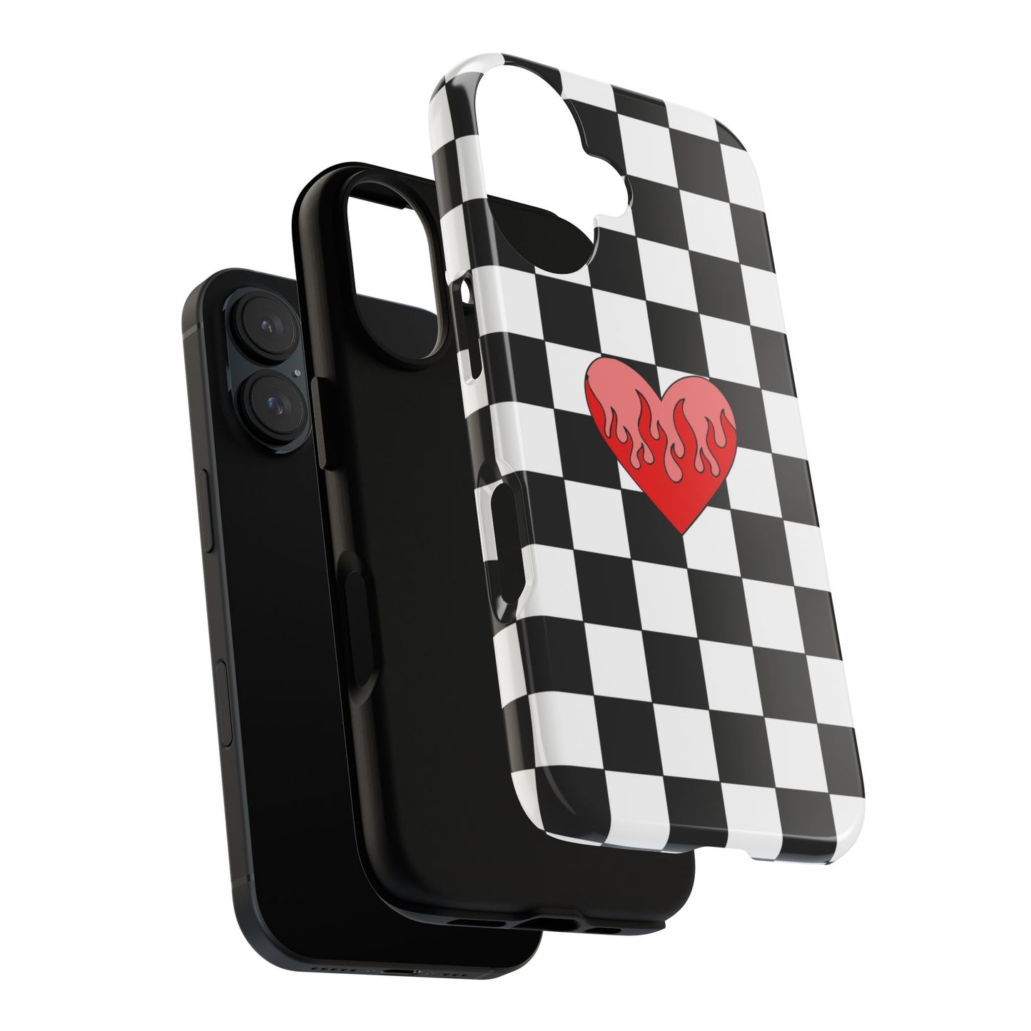 Checkmate Black & White iPhone Case