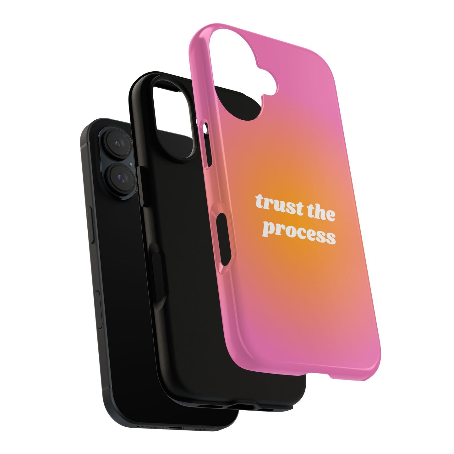 Trust the Process Sunset iPhone Case