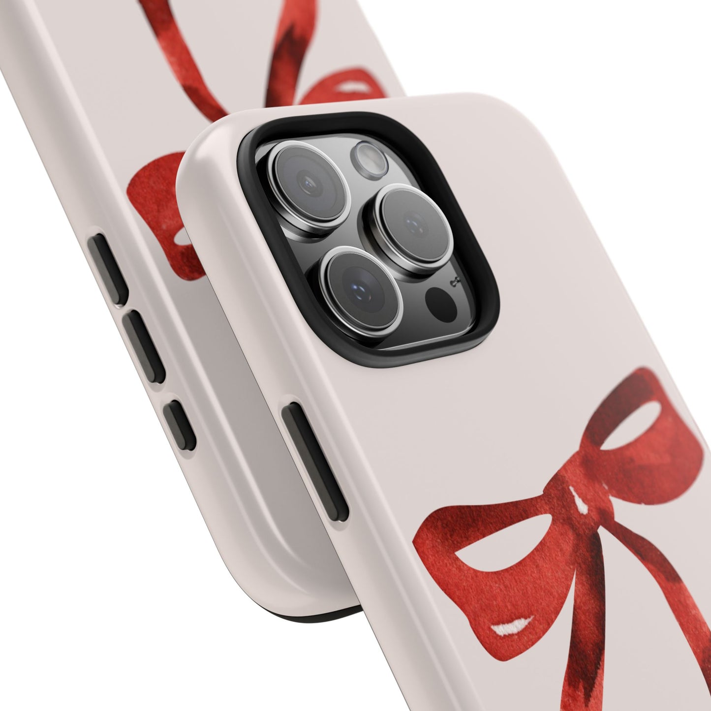 Red Bow "M" iPhone Case