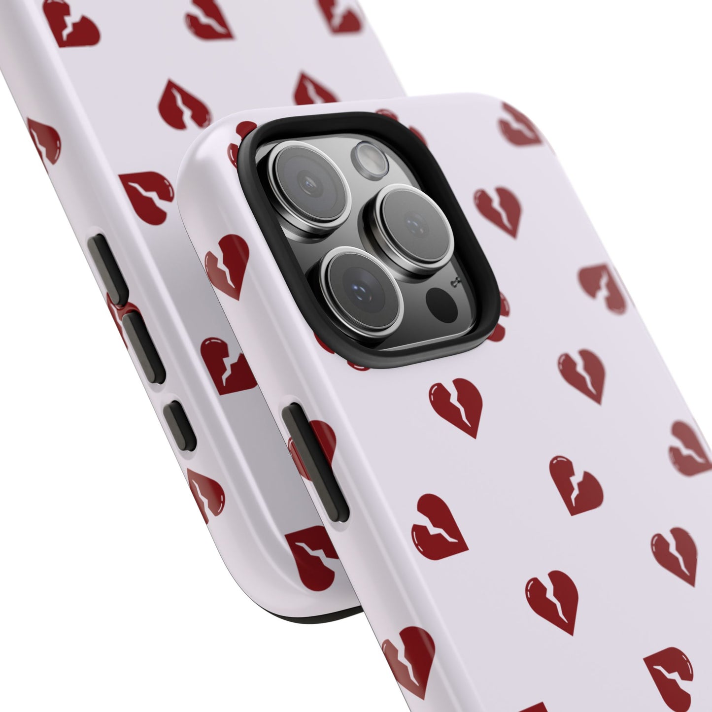 Funda para iPhone con corazones rotos