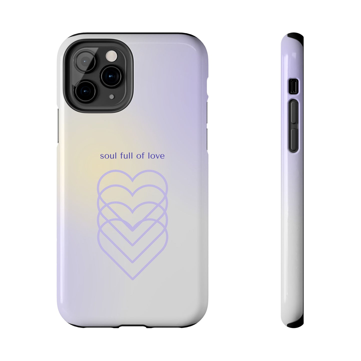 Funda para iPhone con alma llena de amor