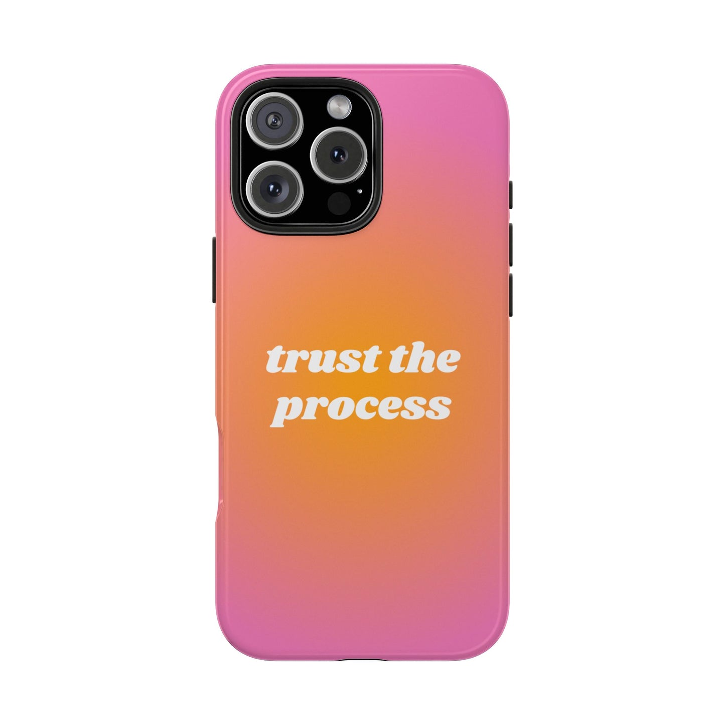 Trust the process Sunset iPhone Case