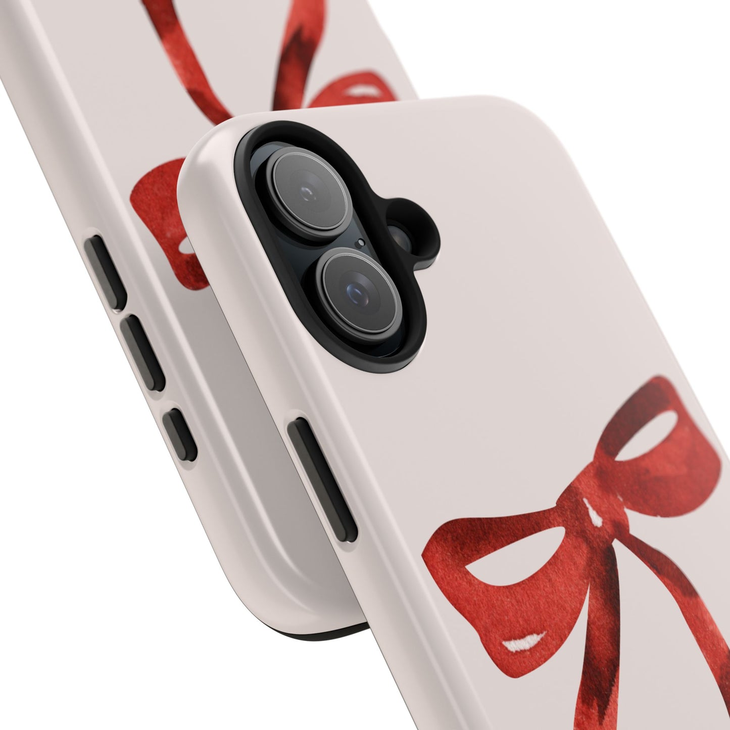 Red Bow "M" iPhone Case