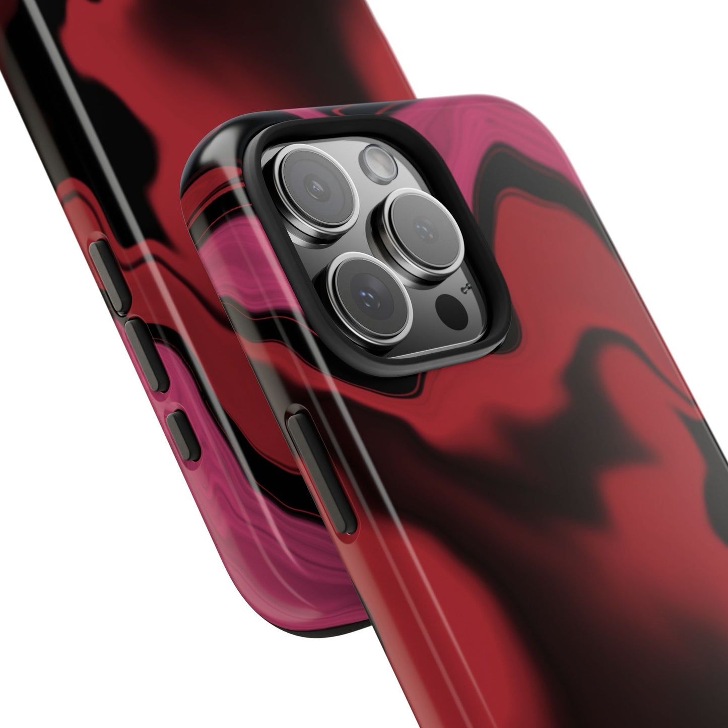 Coque iPhone rouge sang