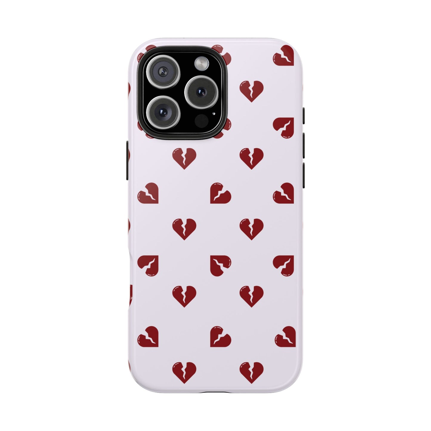 Funda para iPhone con corazones rotos