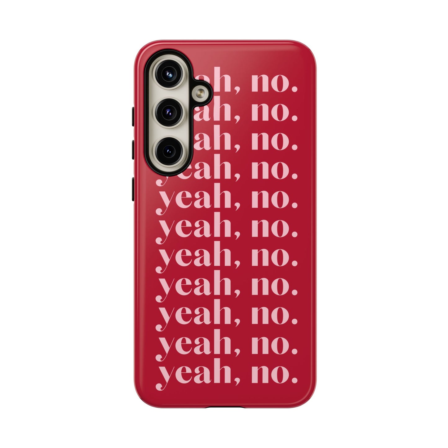 Yeah, no. Red Samsung Case