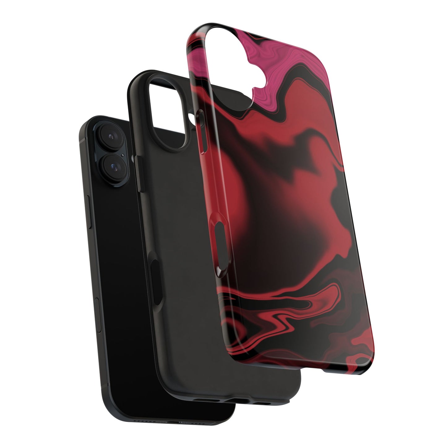 Coque iPhone rouge sang