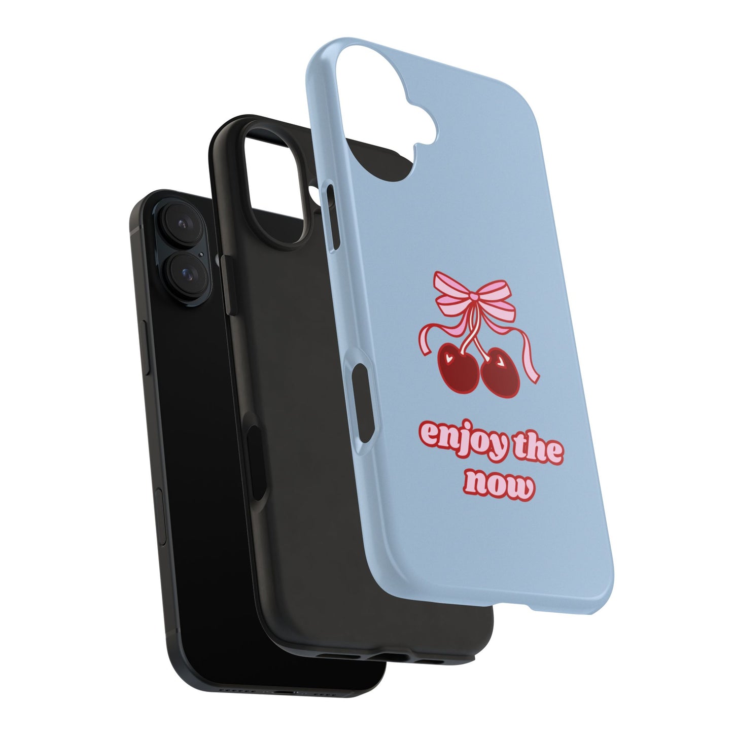 Enjoy the Now Blue iPhone Case