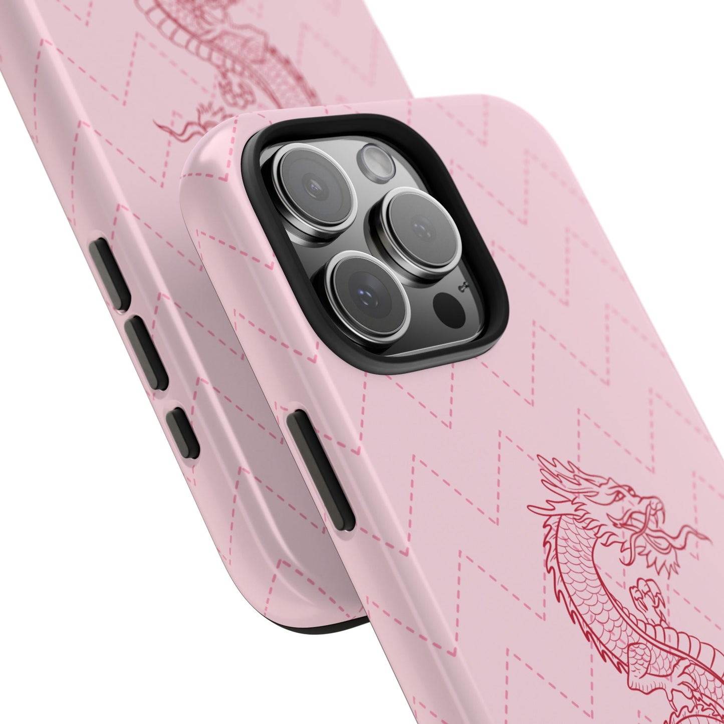 Coque iPhone Dragon Rose