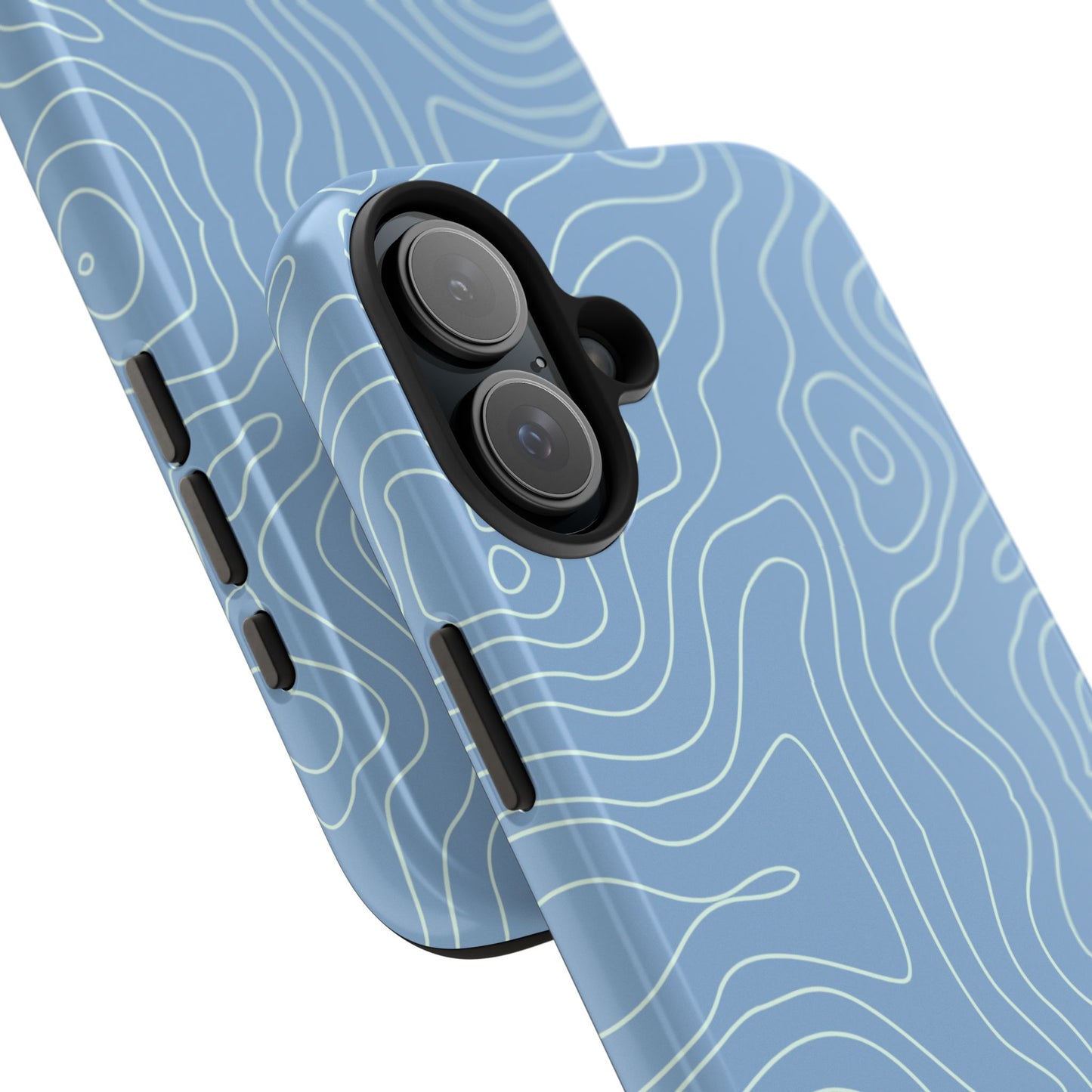 Blue Abstract iPhone Case