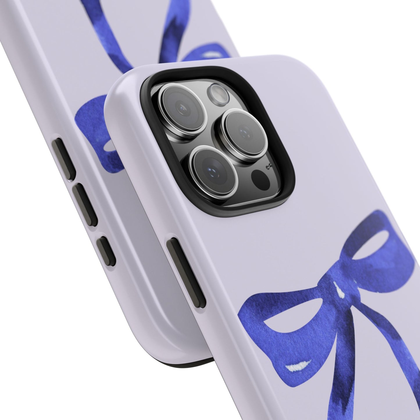 Blue Bow "G" iPhone Case