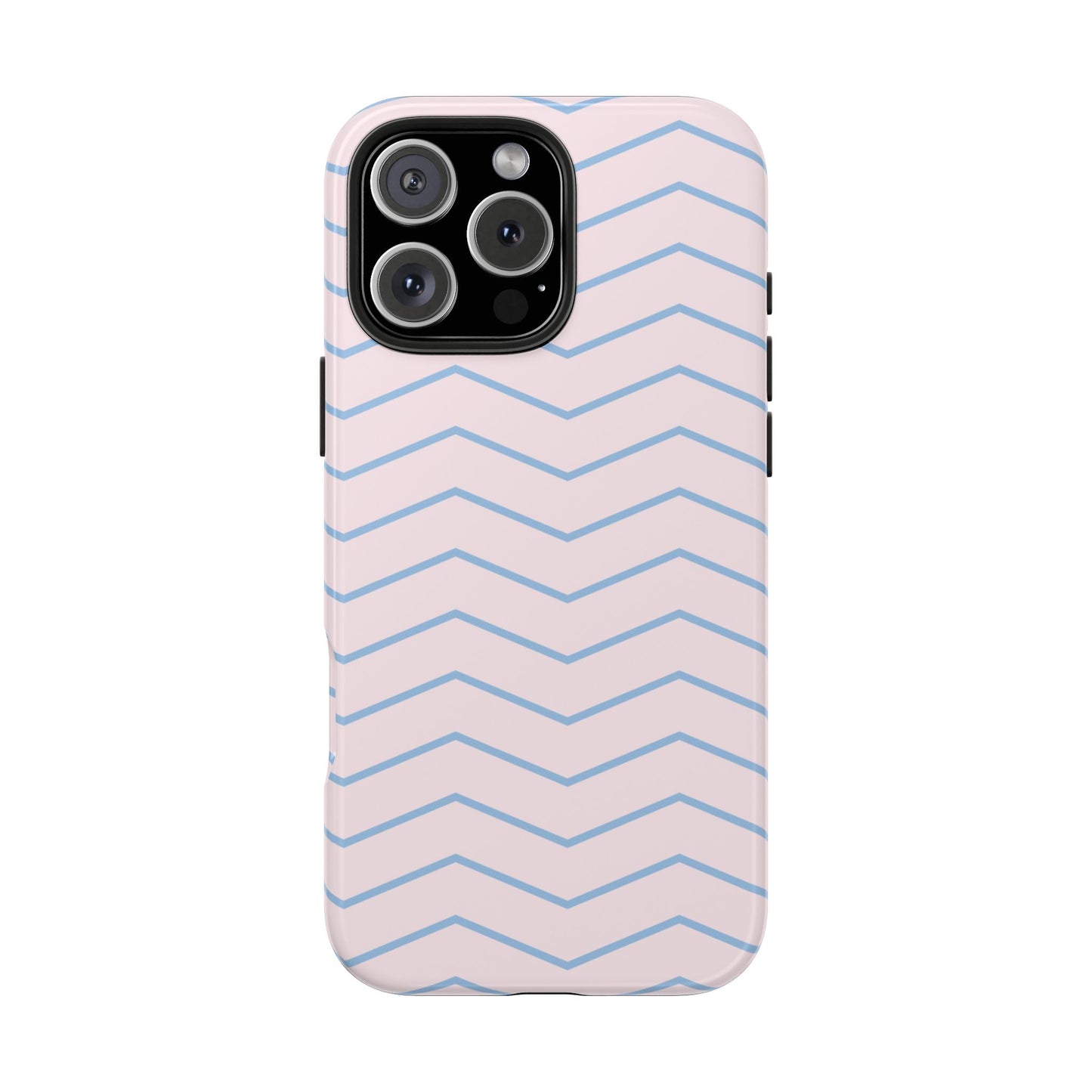 Funda para iPhone con gráfico rosa y azul